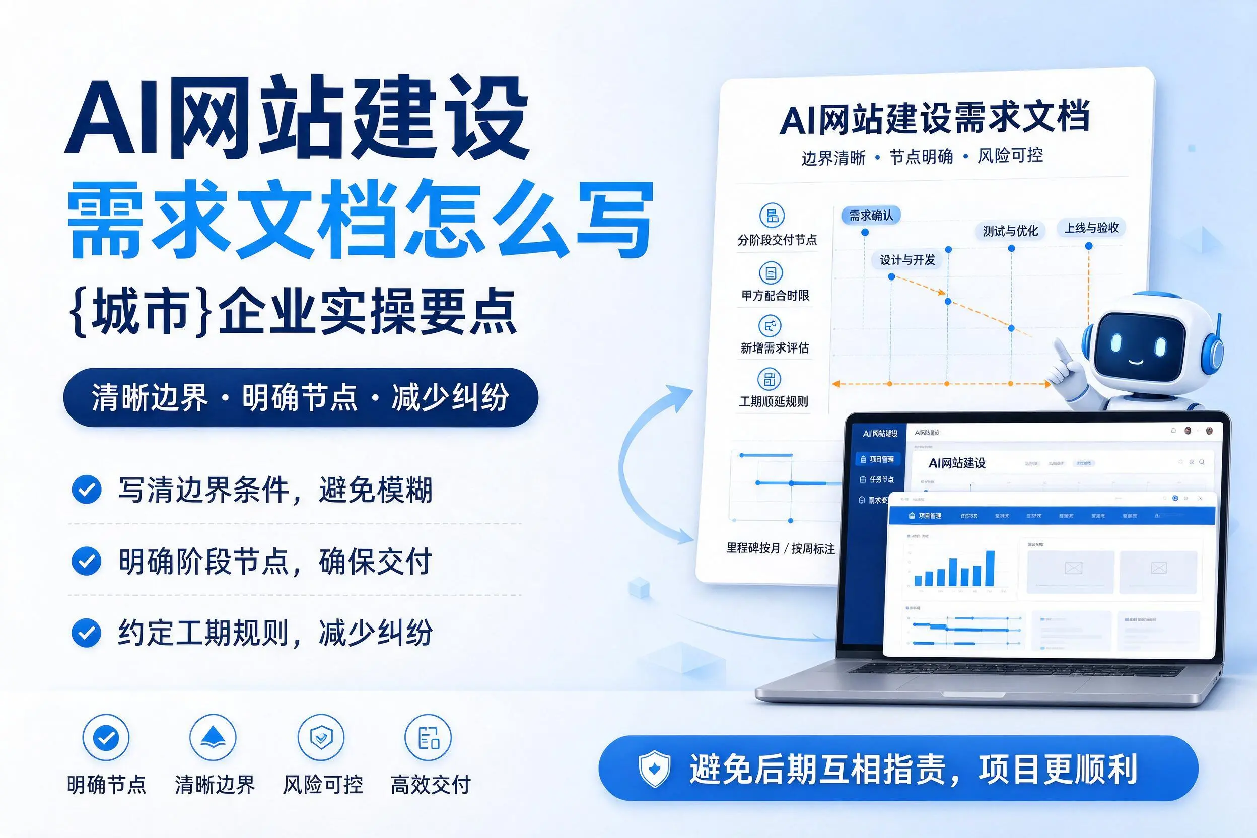 AI网站建设需求文档怎么写，海南企业实操要点